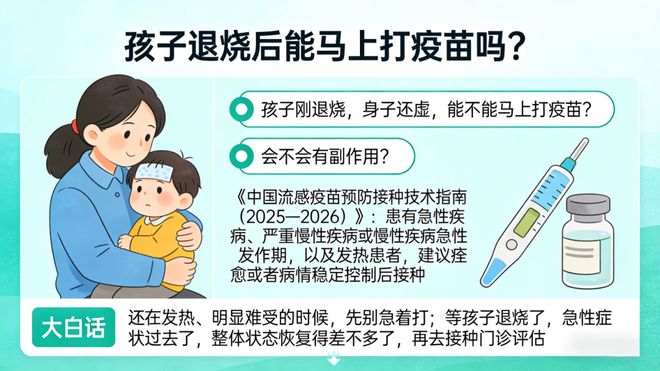 得过流感后是否需要再打流感疫苗_疫情疫苗_刚退烧能不能打流感疫苗
